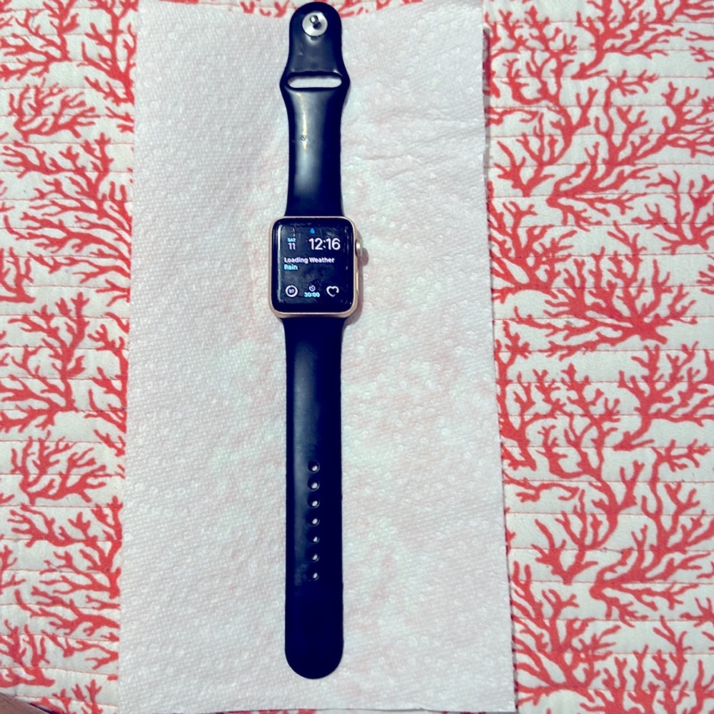 Apple Watch Series 3 42 MM Aluminum case Ion-X glass ceramic back GPS LTE WR-50M